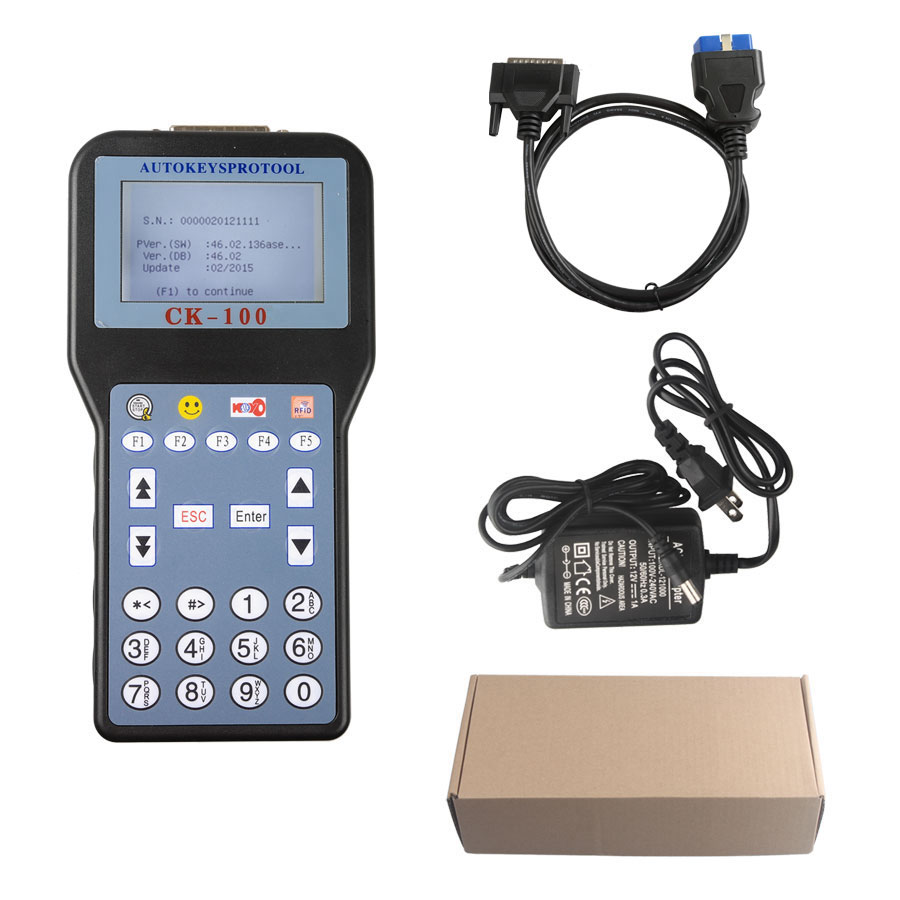 Newest V46.02 CK -100 CK100 Auto Key Programmer mit 1024 Tokens Add New Car Models (Ford, Honda und Toyota)