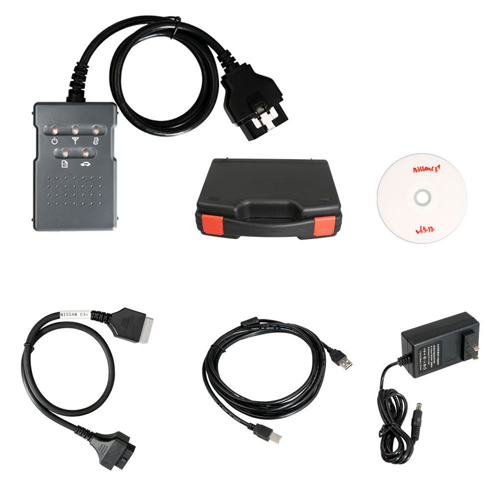 V75 Consult III Plus Auto Diagnostic Programming Tool für Nissan Mit Immobiliser Security Card für Fahrzeuge bis 2018