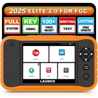 LAUNCH X431 Creader Elite 2.0 für FGC Auto Diagnosewerkzeug Volle System ECU Codierung Bidirektionale Steuerung 31+ Service OBD2 Scan