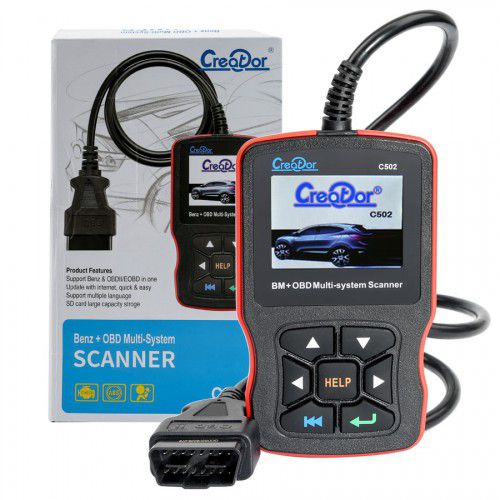 Creator C502 BENZ,OBDII/EOBD Multi-System Scanner