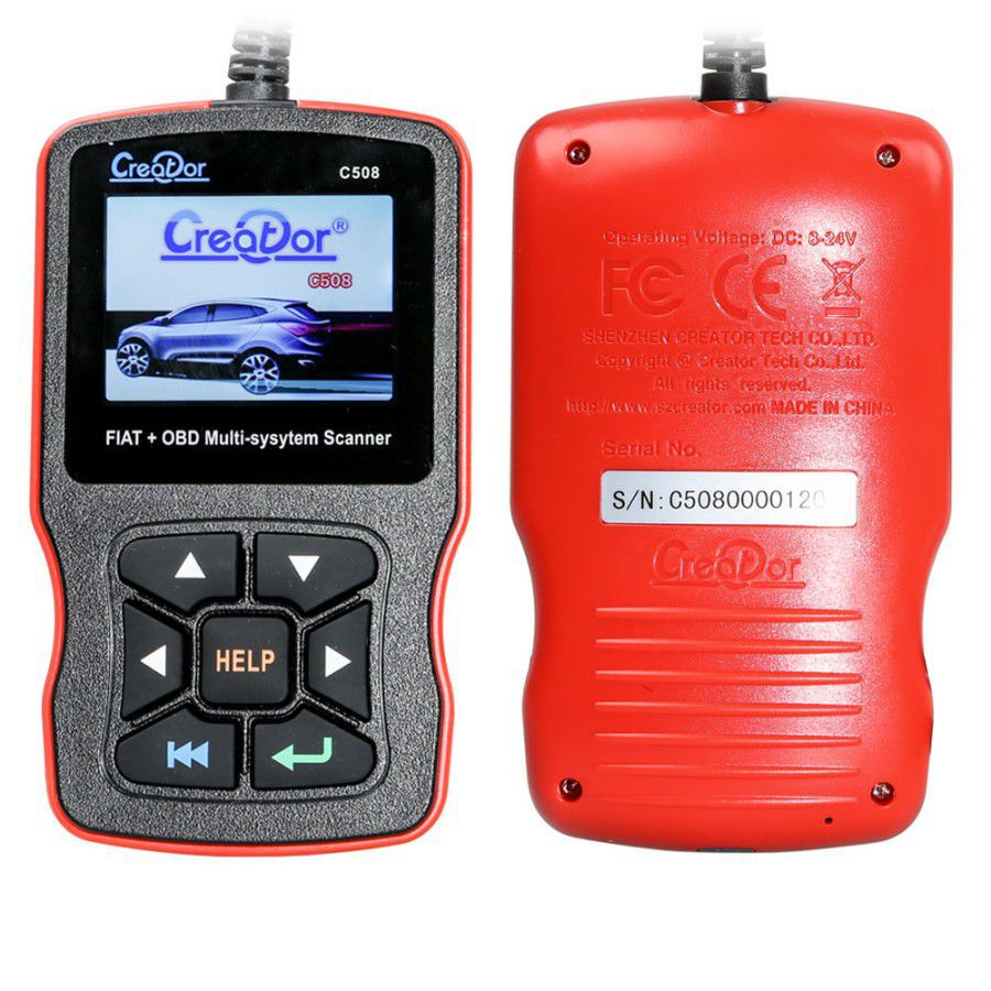 Schöpfer C508 OBDII/EOBD Multi-System Scanner für FIAT/Alfa/Abrath/Lancia Airbag/ABS Scan Tool