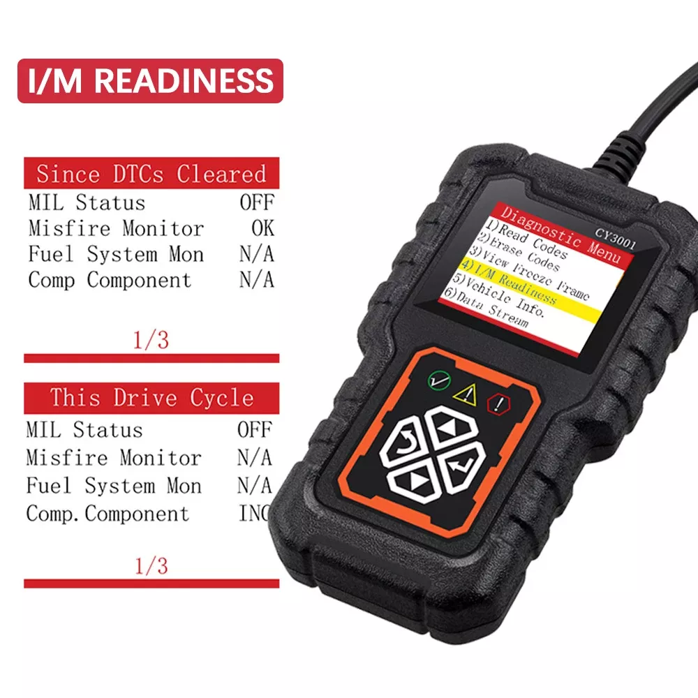 CY3001 OBD2 Codeleser Fehlercode Clear EOBD OBD 2 Scanner Motor Batterie O2 Sensor Digital Display Auto Diagnose Tool