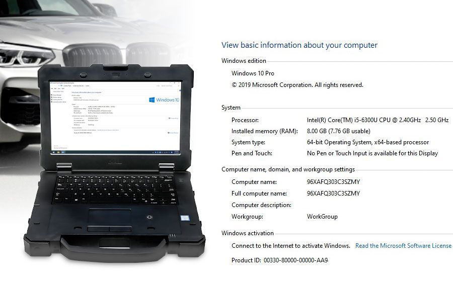 DELL 7414 Laptop mit Touch Screen (ohne HDD im Lieferumfang enthalten)