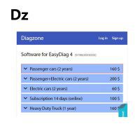 Diagzone XDIAG X-PRO5软件开放式软件Abonnement Personenwagen Easydiag