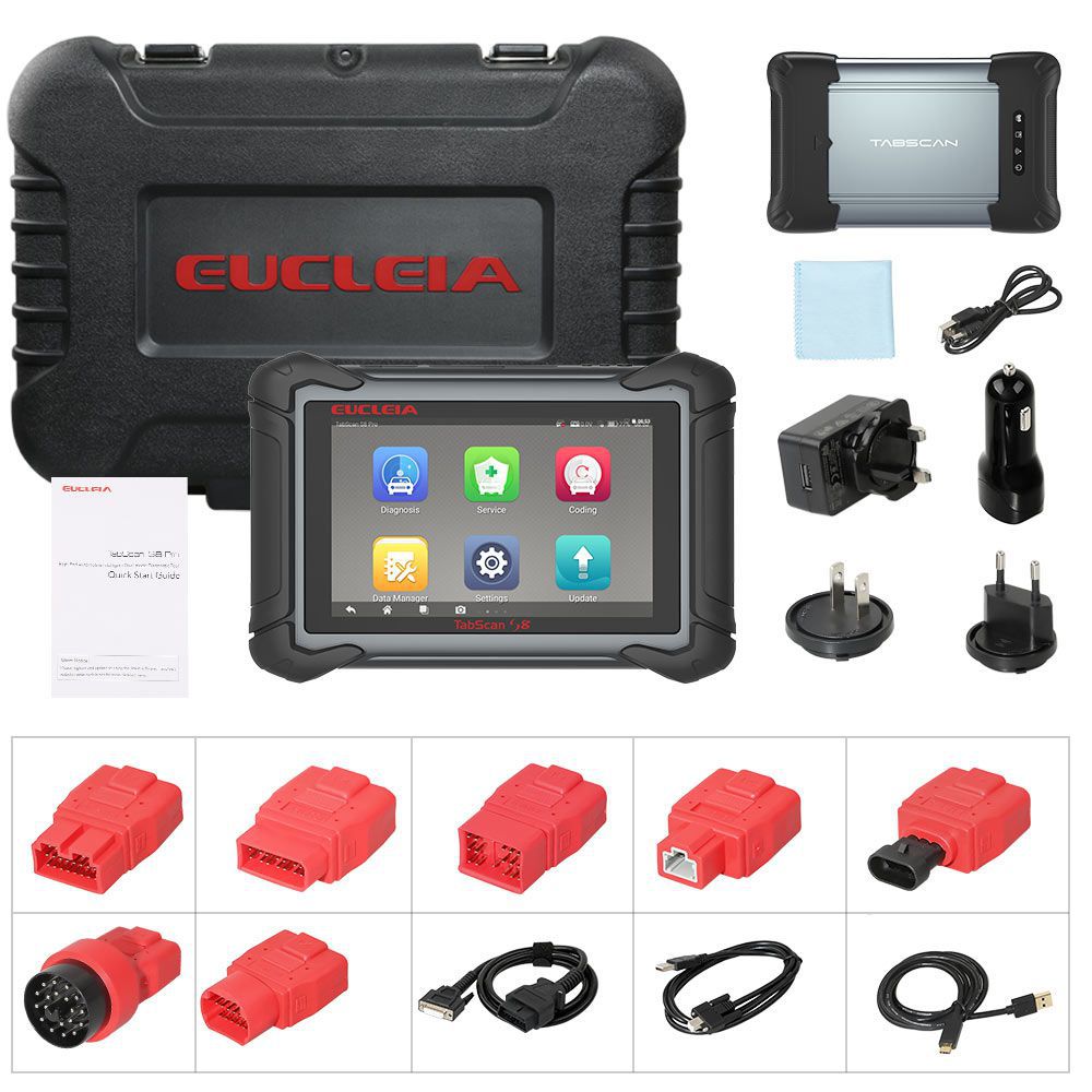 EUCLEIA TabScan S8 Pro Automotive Intelligent Dual-Mode Diagnostic System Free Update Online