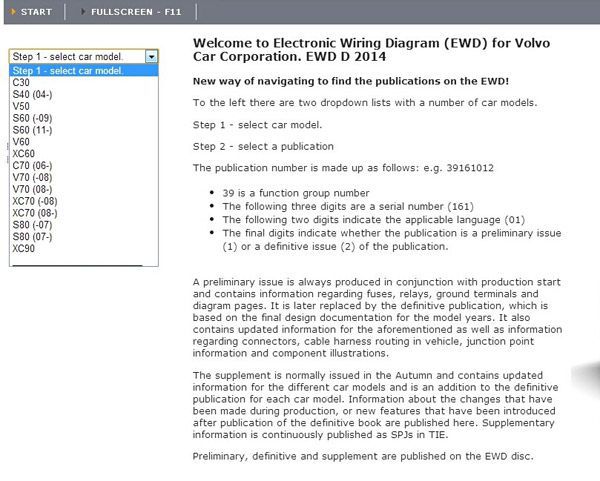 EWD 2014 Wiring Diagram for Vovlo