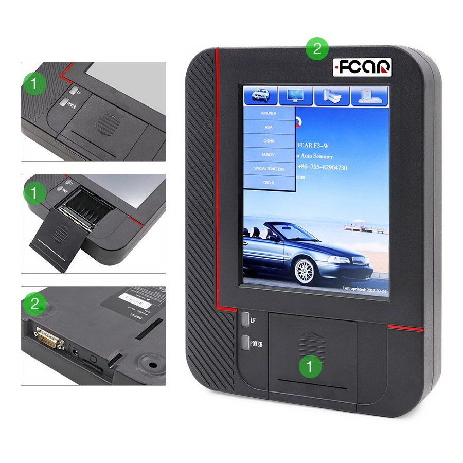 Fcar -F3 -W (World Cars) Multi -Functional Intelligenzted Automotive Scanner