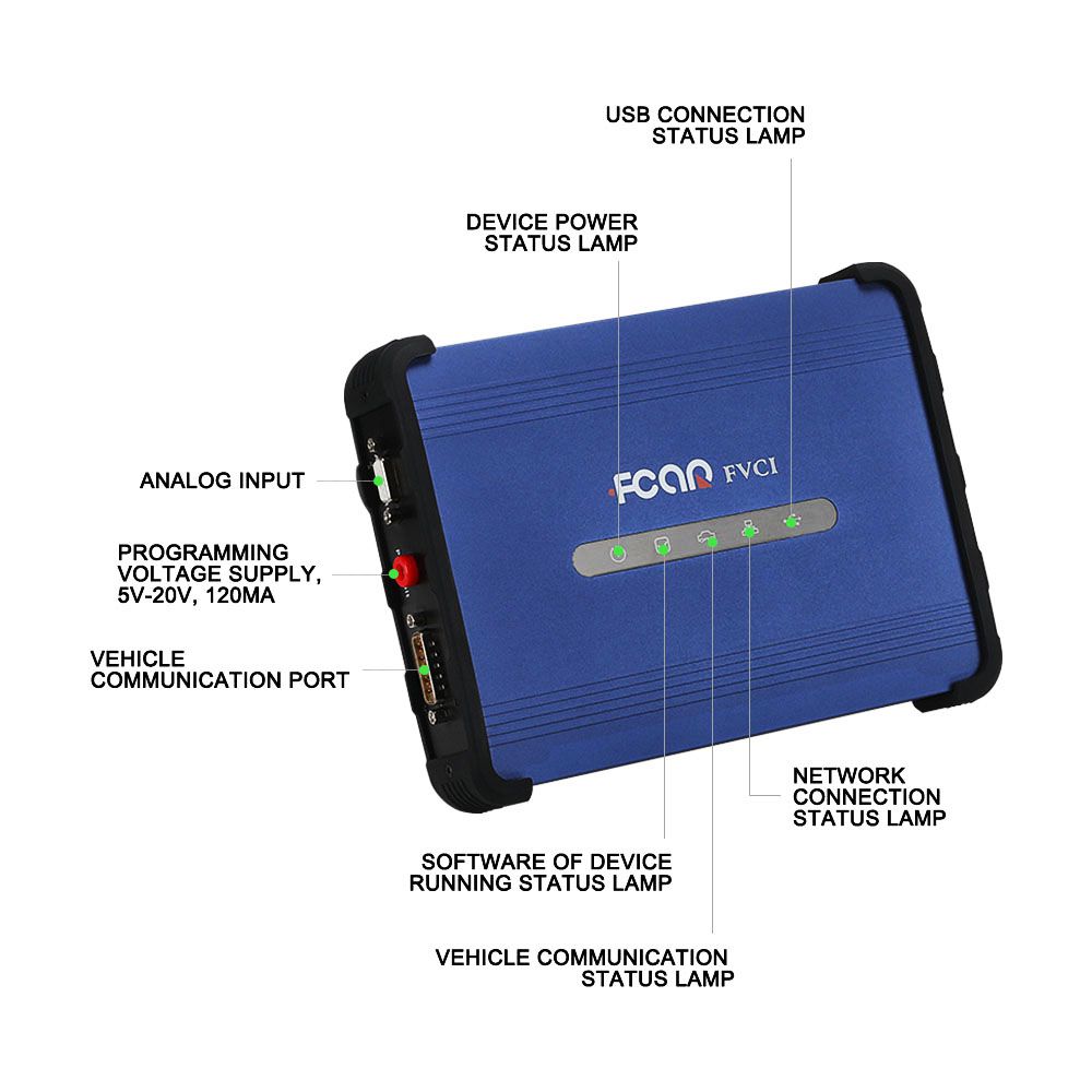 Original Fcar FVCI Passthru J2534 VCI Diagnose, Reflash und Programmierung Tool funktioniert so wie Autel MaxiSys Pro MS908P