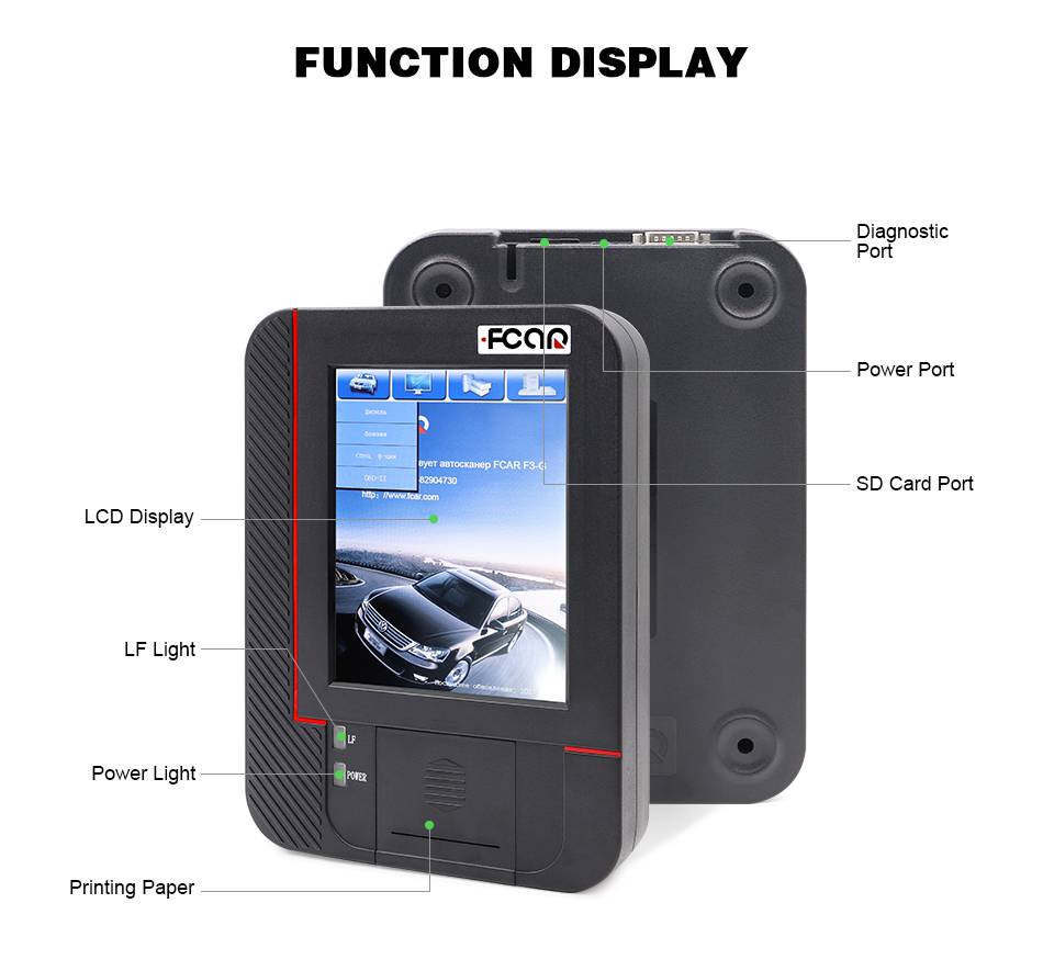 Fcar F3 -G (F3 -W + F3 -D) Für Gasautos und Heavy Duty Trucks Scanner