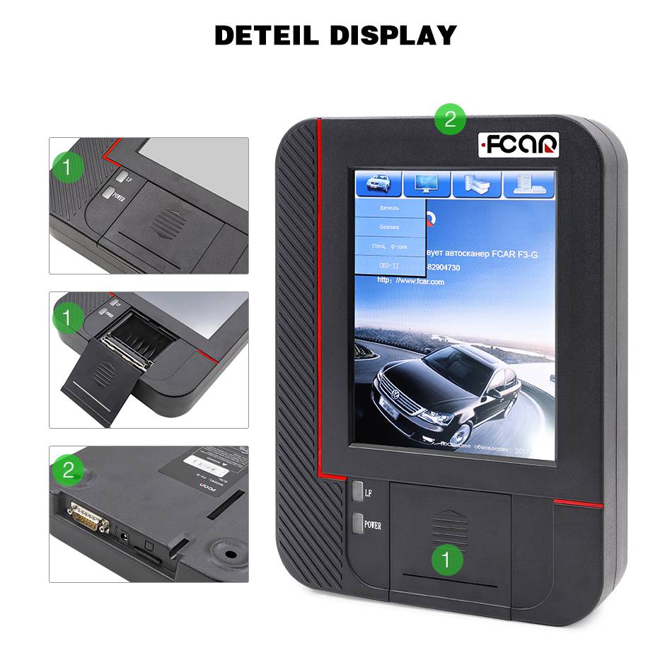 Fcar F3 -G (F3 -W + F3 -D) Für Gasautos und Heavy Duty Trucks Scanner