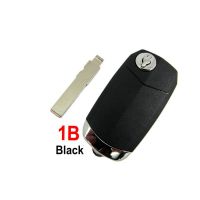Flip Remote Key Shell 1 Button Black Color for Fiat 5pcs /lot