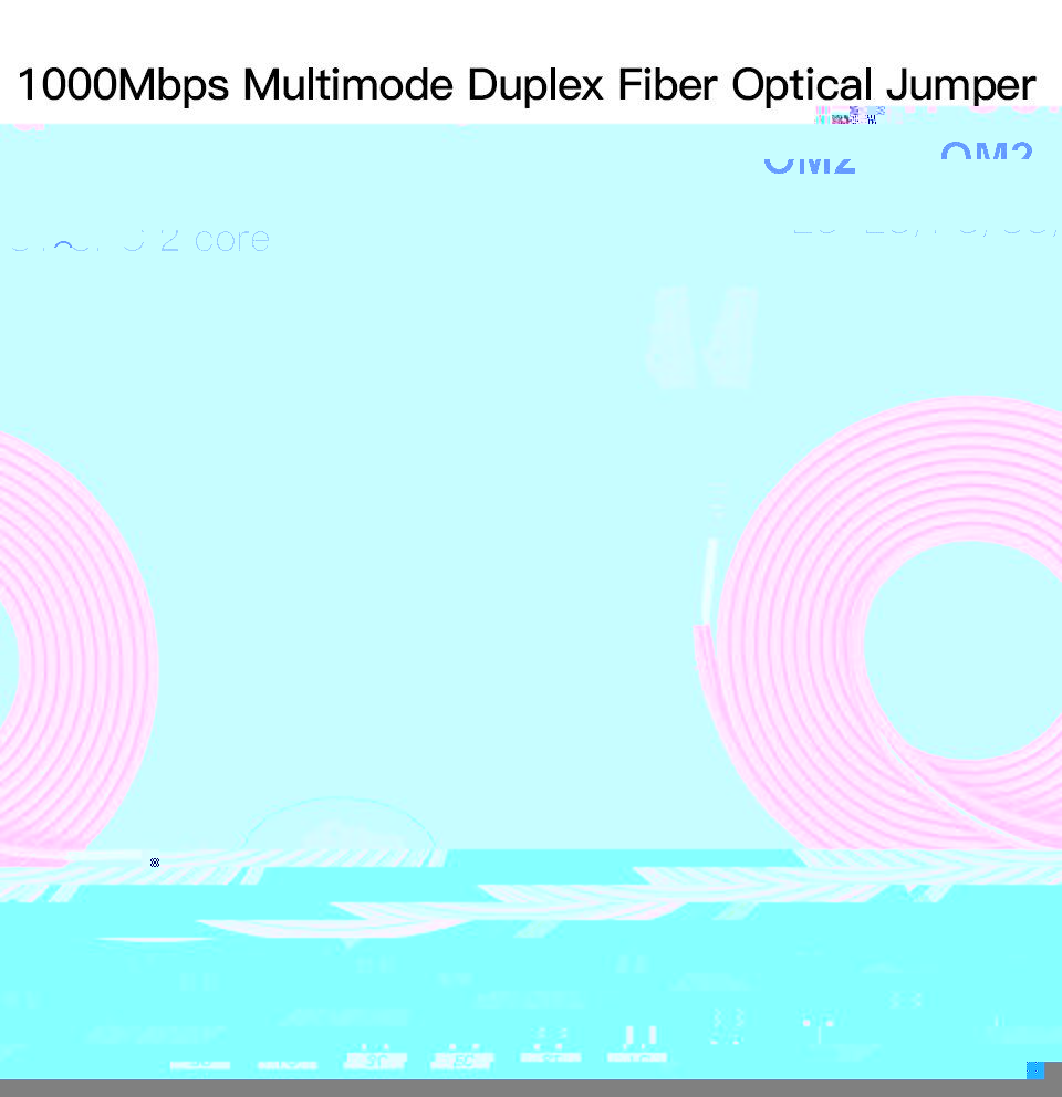 ONTi 1000Mbps Multimode LC-LC Fiber Patch Cable UPC LC-ST Optical Fiber Jumper Duplex OM2 3m 10m 30m