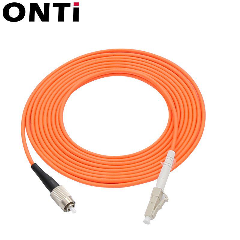 ONTi 1000Mbps Multimode LC-LC Fiber Patch Cable UPC LC-ST Optical Fiber Jumper Duplex OM2 3m 10m 30m