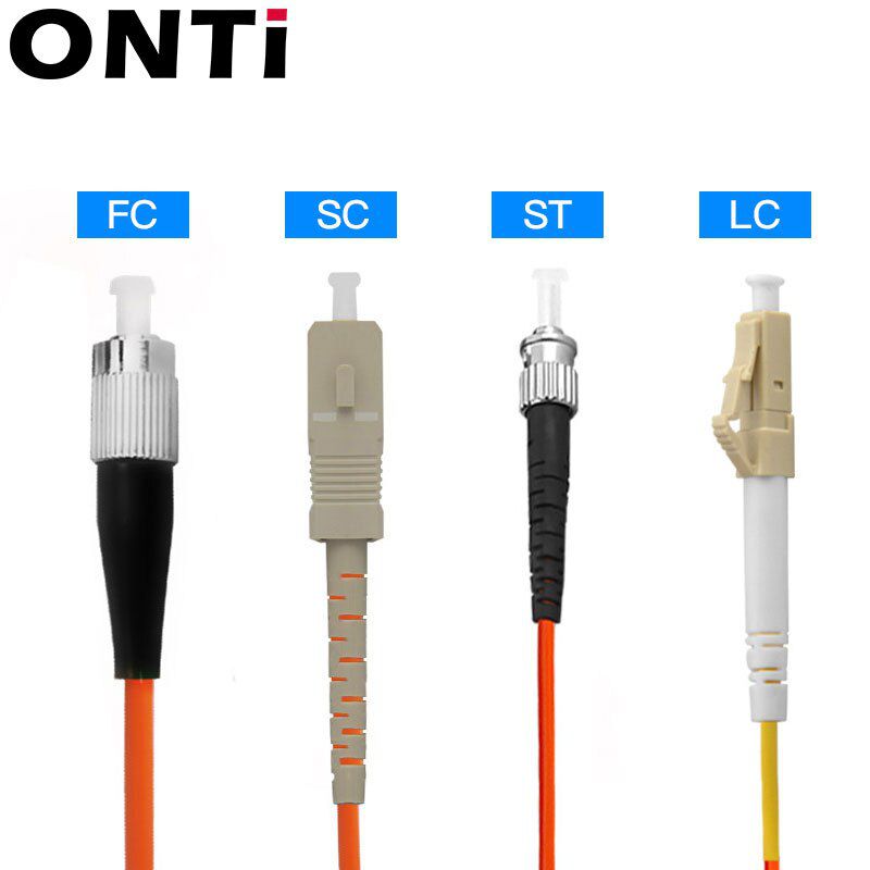 ONTi 1000Mbps Multimode LC-LC Fiber Patch Cable UPC LC-ST Optical Fiber Jumper Duplex OM2 3m 10m 30m