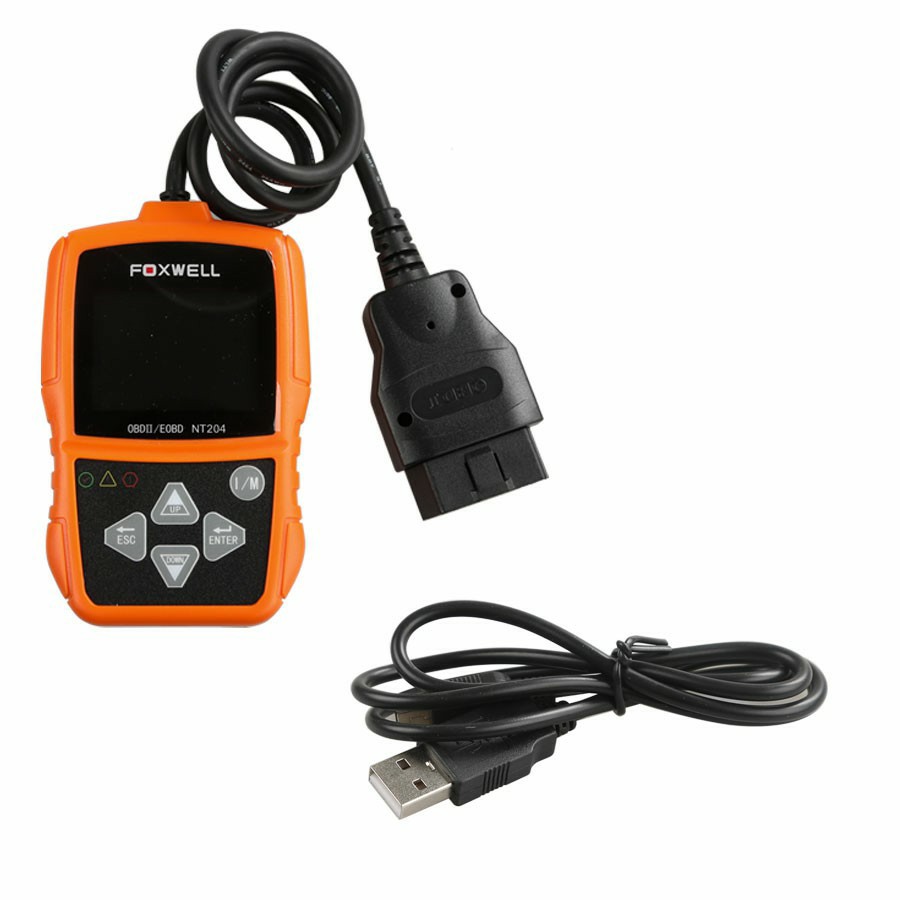 FOXWELL NT204 OBD2 CAN Diagnostic Tool Fehlercode Reader Multi -Sprachen verfügbar