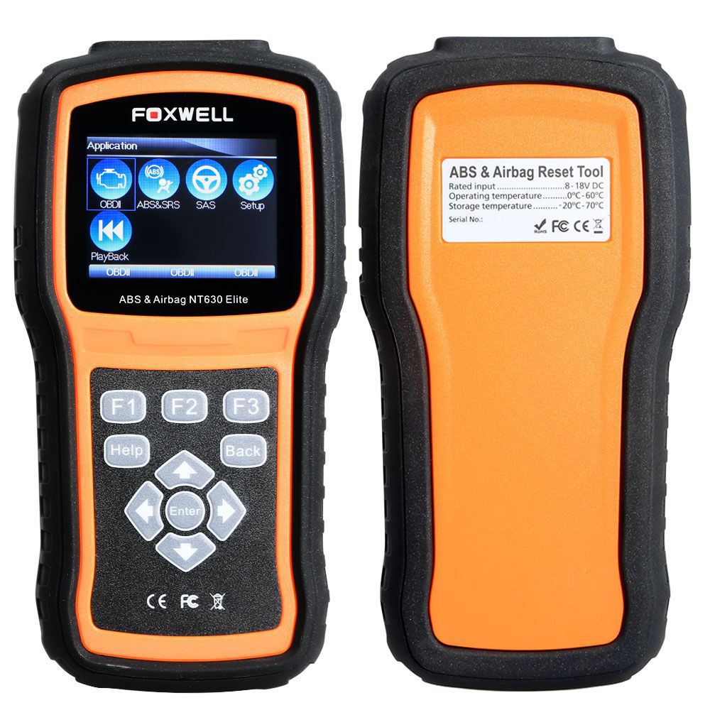 Foxwell NT630 Elite ABS und Airbag Reset Tool mit SAS