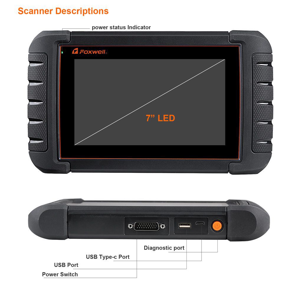 Foxwell NT809 All System Diagnostic Tool mit 28 Reset Service Funktionen