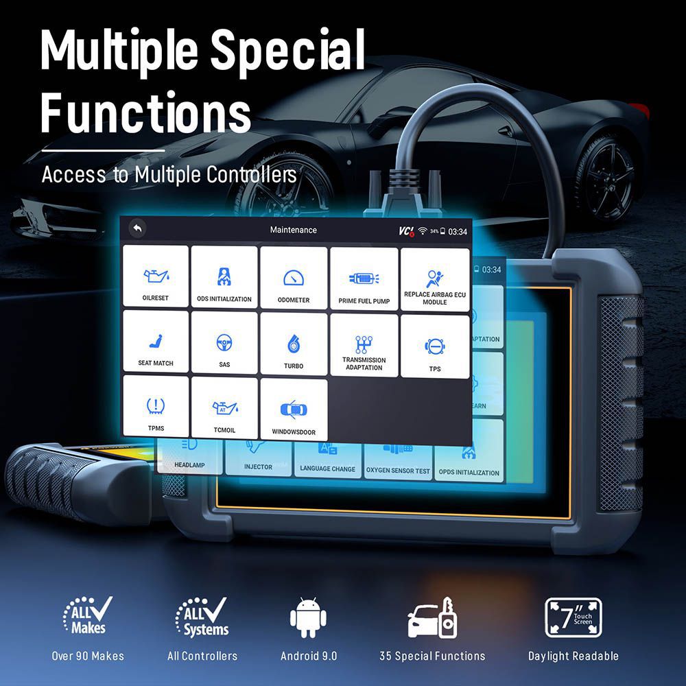 Foxwell NT809 All System Diagnostic Tool mit 28 Reset Service Funktionen