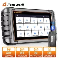 FOXWELL NT809BT OBD2 Bluetooth Kfz-Scanner Alle System BiDirectional Scan Tool 30+ Zurücksetzen OBD2 Code Reader Diagnosewerkzeug