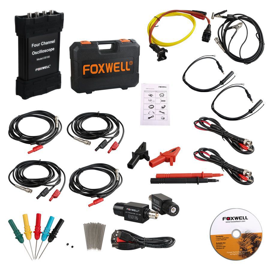 Foxwell OS100 Four Channel Automotive Measurement Oscilloskop