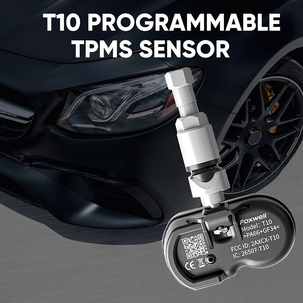 Foxwell T10 Universalprogrammierbarer TPMS Sensor 315MHz/433MHz 2 in 1