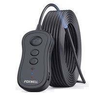 FOXWELL WiFi内窥镜5.5mm无线内窥镜检查Kamera 1080P高清防水mit Licht für iPhone、Android和Tablet
