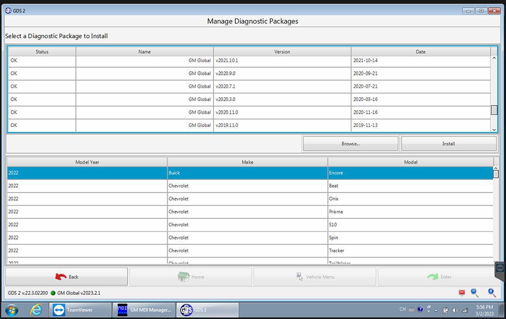 V2023.2.1 GM MDI GDS2 GM MDI GDS Tech 2 Win Software Sata HDD für Vauxhall Opel/Buick und Chevrolet