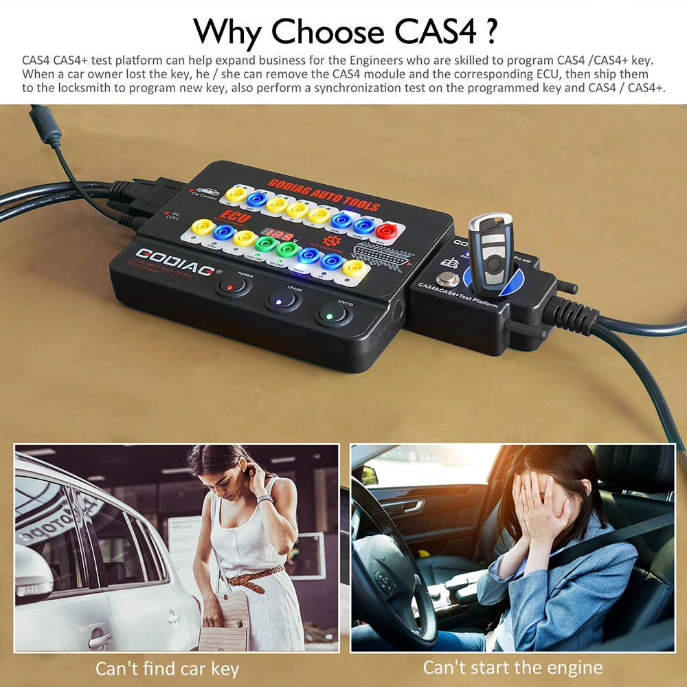 GODIAG BMW CAS4 & CAS4+ Testplattform