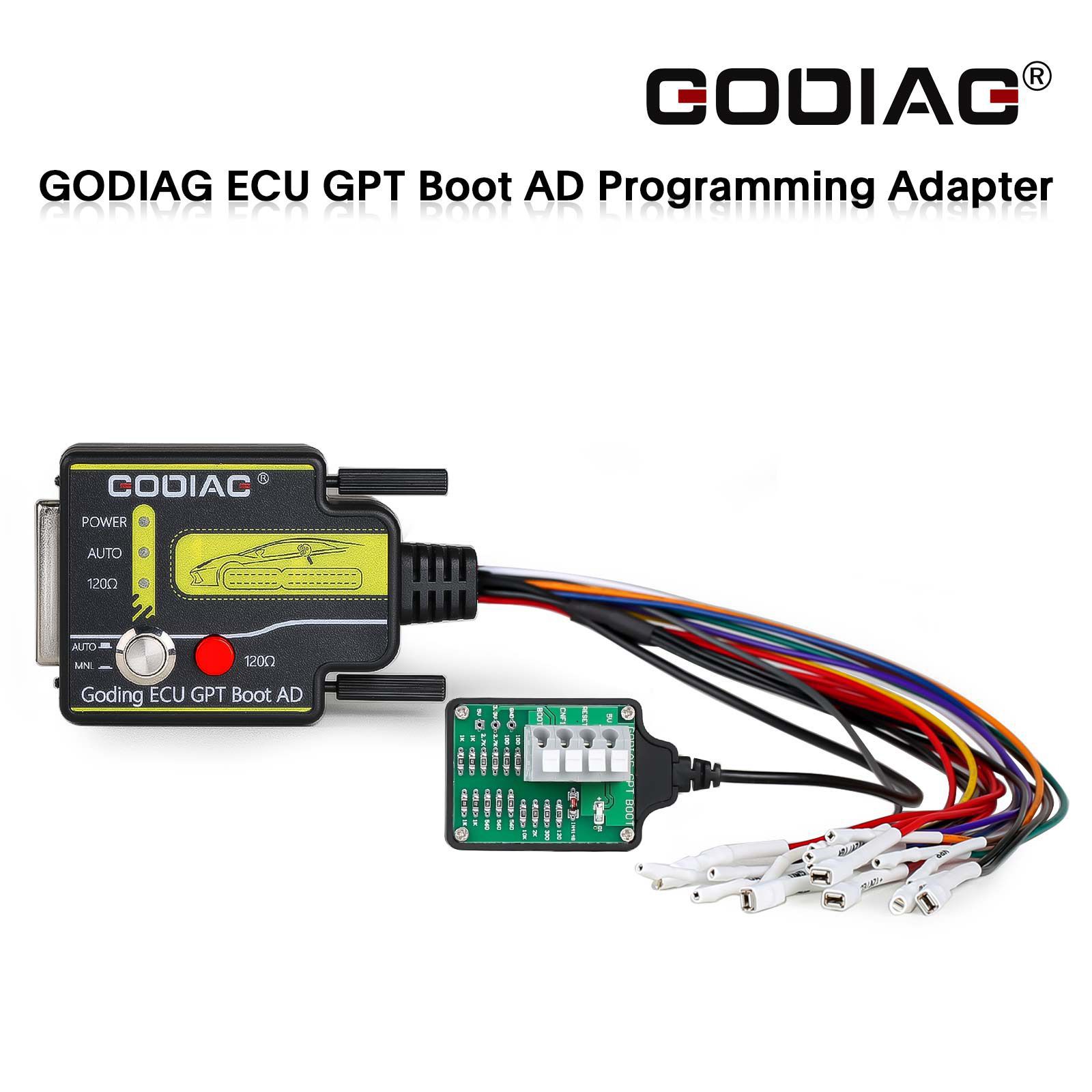 2023 GODIAG ECU GPT Boot AD Stecker für ECU Lesen Schreiben Keine Notwendigkeit Demontage Kompatibel mit J2534/Openport/PCMFlash/FoxFlash/FC200