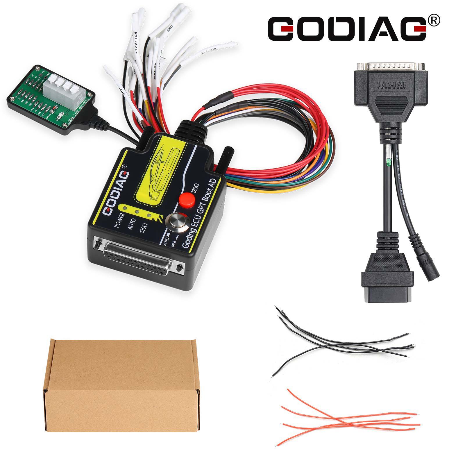 2023 GODIAG ECU GPT Boot AD Stecker für ECU Lesen Schreiben Keine Notwendigkeit Demontage Kompatibel mit J2534/Openport/PCMFlash/FoxFlash/FC200