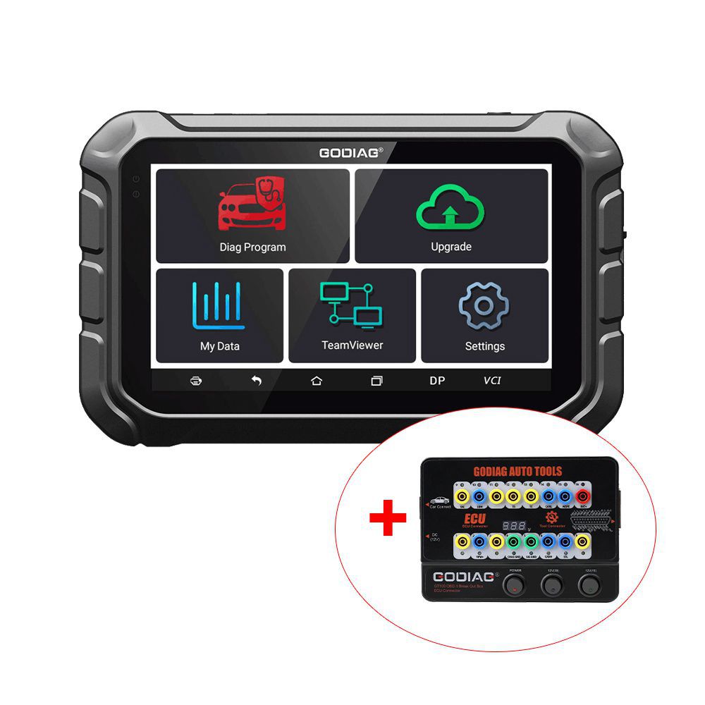 GODIAG GD801 Key Programmer Multi-language Support Mileage Correction ABS EPB TPMS EEPROM etc Get Free Gift Godiag GT100