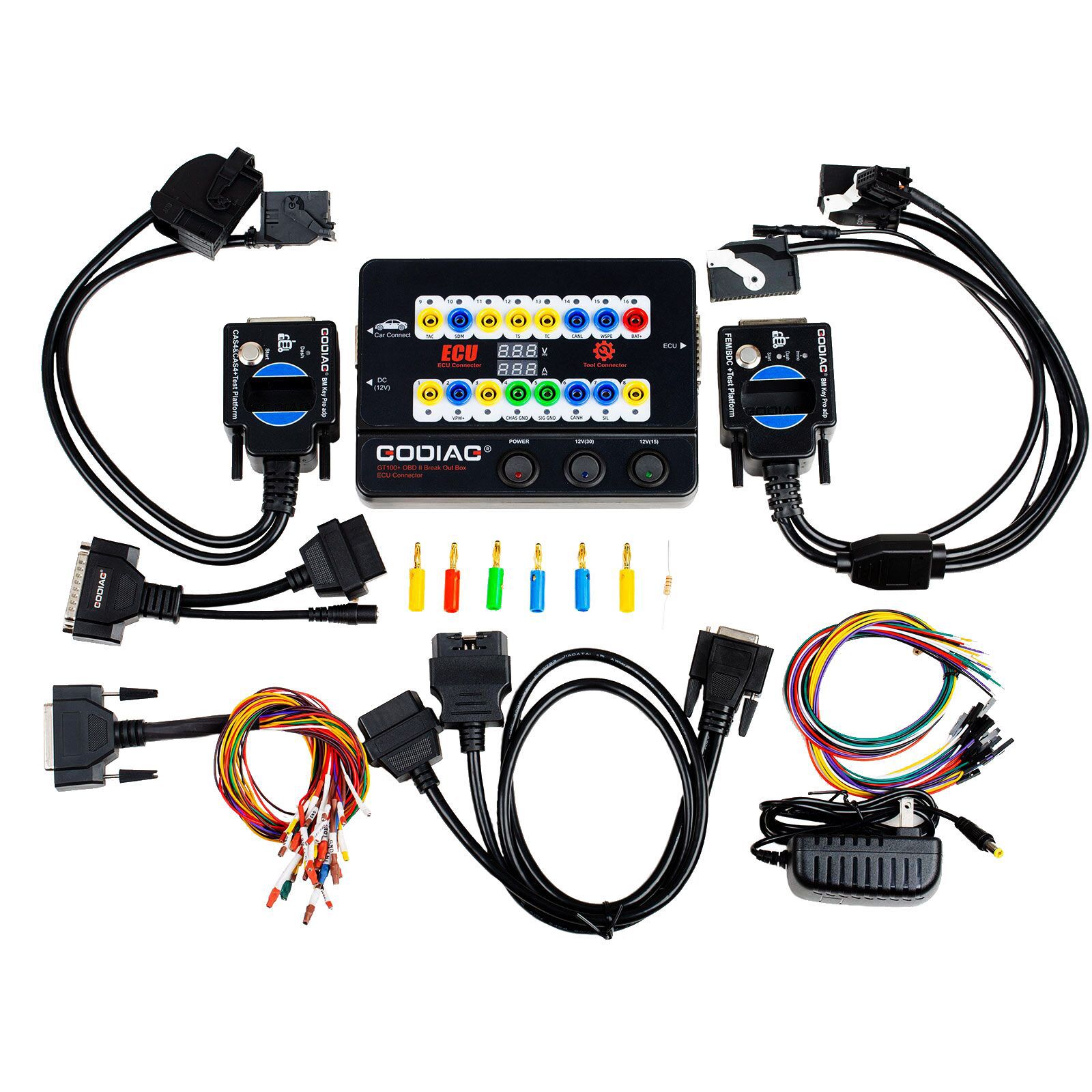 GODIAG GT100+ GT100 Pro Breakout Box ECU Tool mit BMW CAS4 CAS4+ und FEM BDC Testplattform Unterstützung Alle Schlüssel verloren