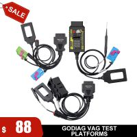 2025 GODIAG VAG Testplattformen GT112 K-Line mit GT111 CAN-Bus und GT110 CAN-Bus UDS mit Pogo Pin für VAG 2./3./3.5./4. Generation Dashboard IMMO