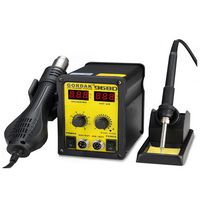 GORDAK 968D Doppel Digital Display 2 In1 Heißluftpistole Lötstation Handy Chip Reparatur Entlöten Werkzeuge