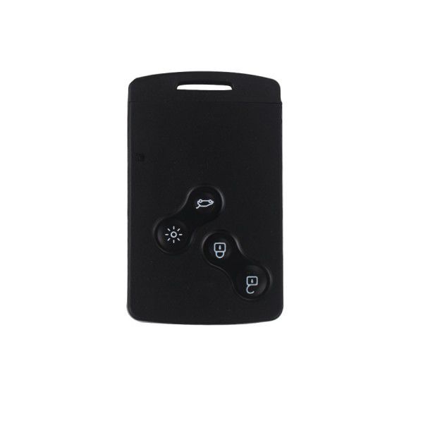 Half Smart Remote Key 4 Buttons 433MHZ PCF7941 (After Market) Sliver Logo for Renault Koleos