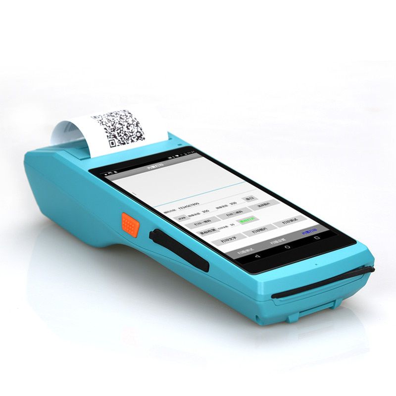 Handheld PDA Android 6.0 Touch Screen 2D Barcode Scanner Payment Terminal