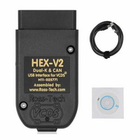 HEX-V2 HEX V2 Dual K & CAN USB VAG Unlimited VIN Enthusiast Interface mit neuester VCDS Software Support Firmware Update