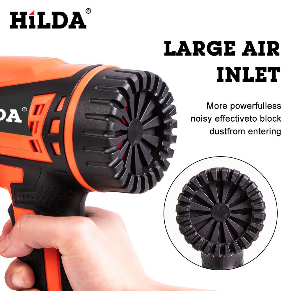 HILDA 2500W Heat Gun mit einstellbaren 2-Temperaturen Advanced Electric Hot Air Gun 220V Power Tool