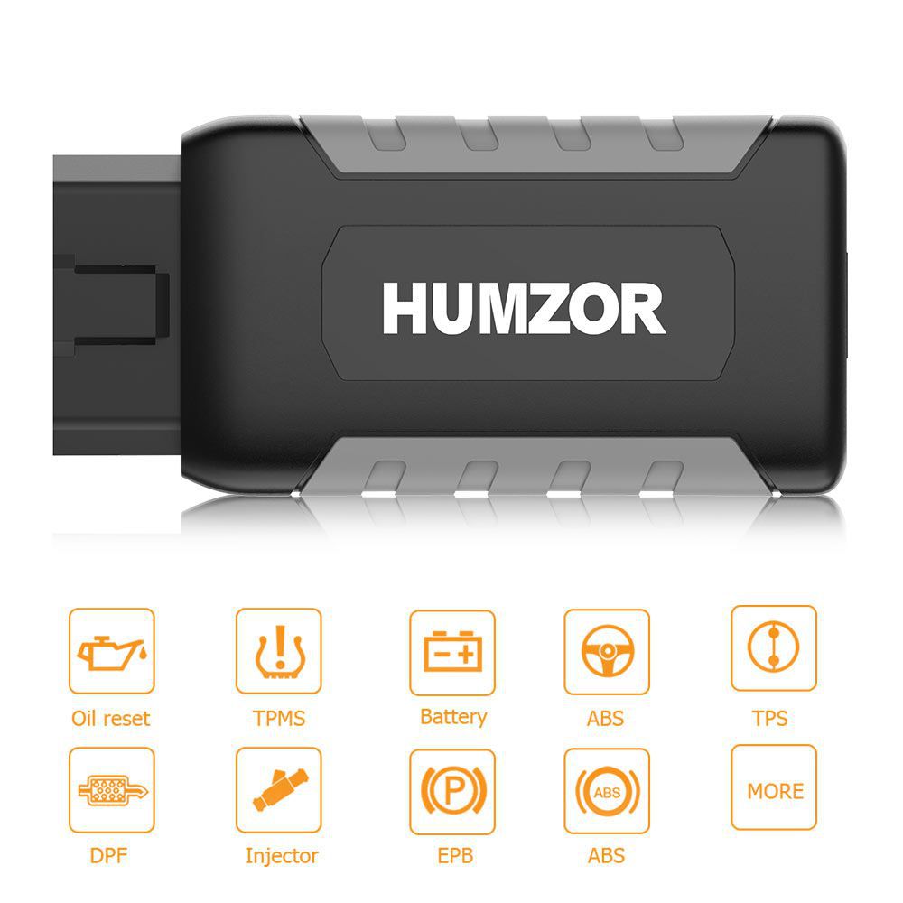 Humzor NexzDAS ND106 Bluetooth Special Function Resetting Tool auf Android & IOS für ABS, TPMS, Oil Reset, DPF