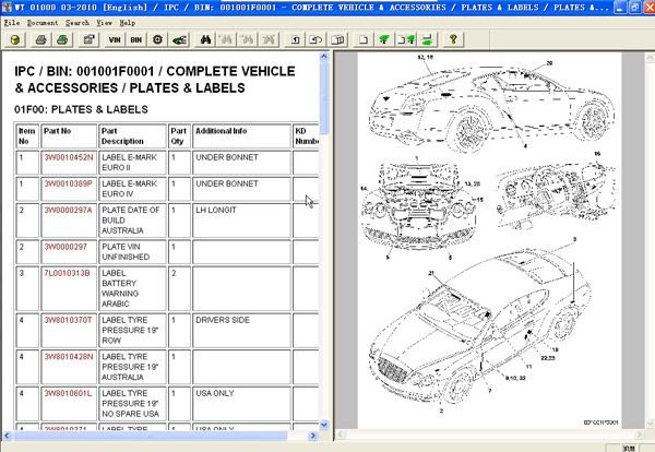 Reparaturwerkstatt Handbuch EPZ ASSIST IETIS 2010 für Bentley