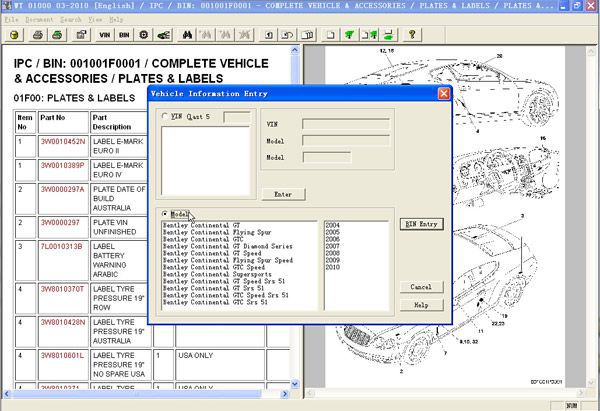 Reparaturwerkstatt Handbuch EPZ ASSIST IETIS 2010 für Bentley