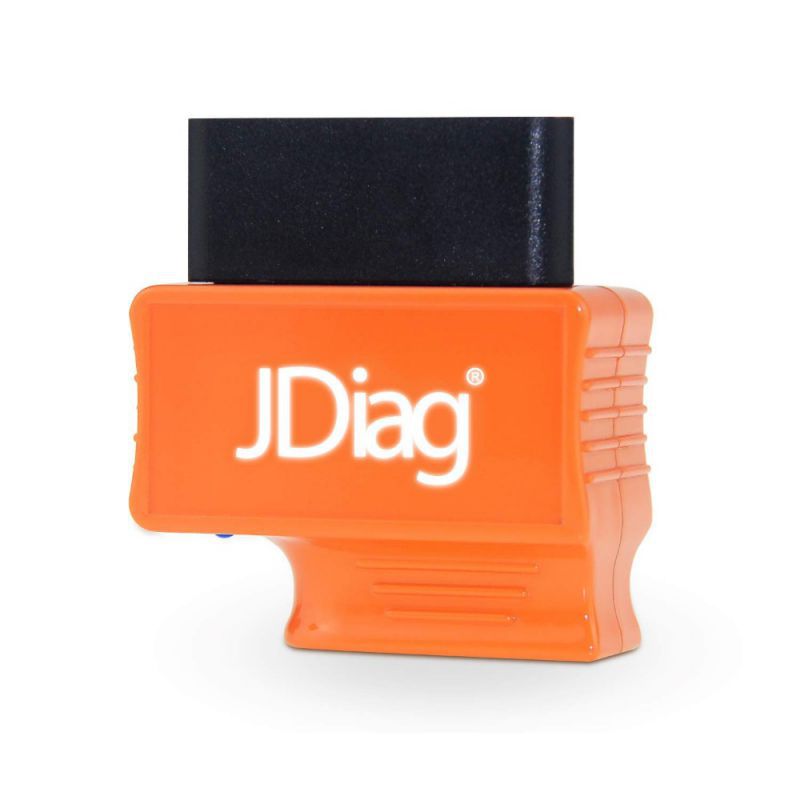 JDiag Bluetooth OBD2 Scanner Code Reader Faslink M2 Professionelles Fahrzeug Diagnostic Tool Kompatibles iPhone && Android (Orange)