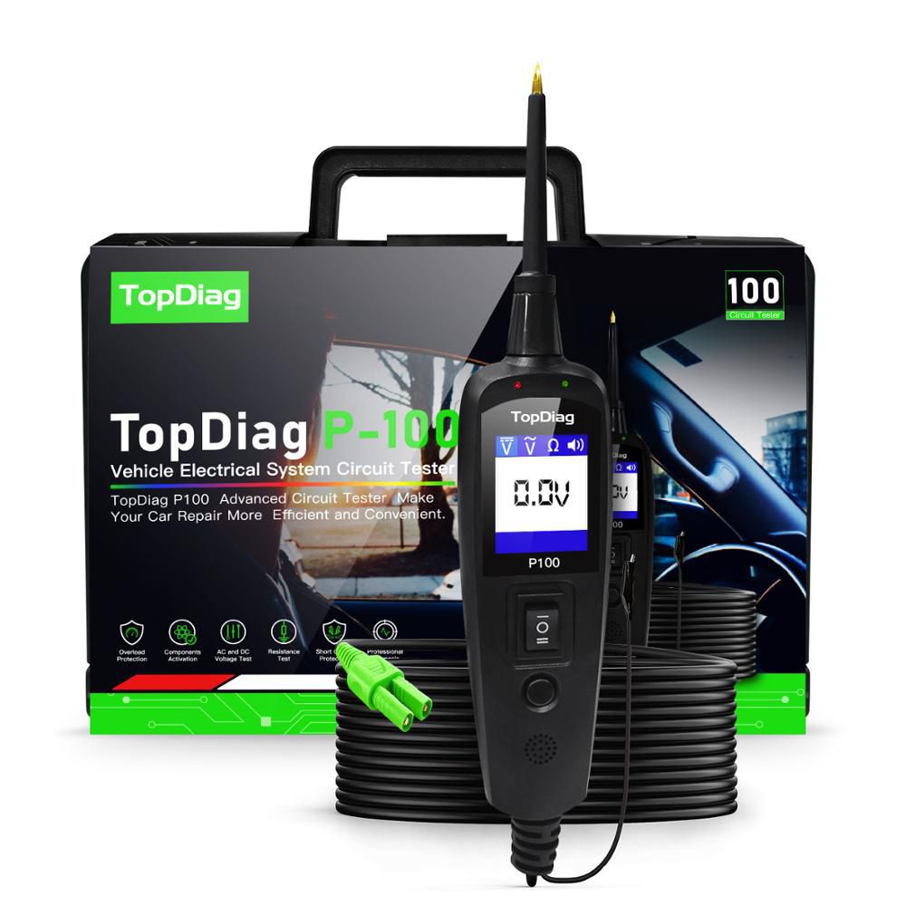 JDiag Power Pro P100 New Generation Automotive Electrical Circuit System Tester für Autos und LKW