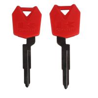 Key Shell (rote Farbe) für Kawasaki Motorrad 5pcs /lot