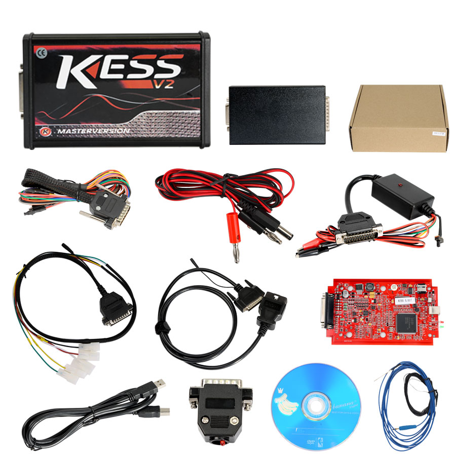 Kes V2 ECU Programmer V5.017 EU Version mit Red PCB Online Version Support 140 Protokoll Nr. Token Limited