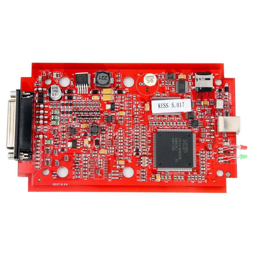 Kes V2 ECU Programmer V5.017 EU Version mit Red PCB Online Version Support 140 Protokoll Nr. Token Limited