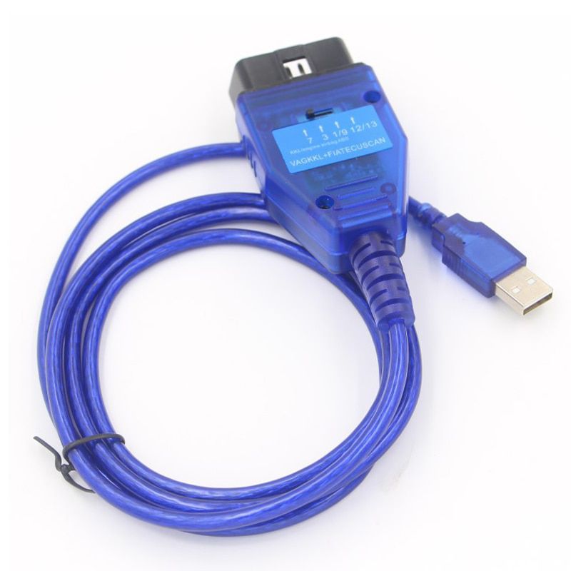 FT232RL FTDI FT232RQ Chip Auto Auto Auto Obd2 Diagnosekabel für VAG USB für Fiat KKL USB Schnittstelle Auto Ecu Scan Tool 4-Wege Schalter