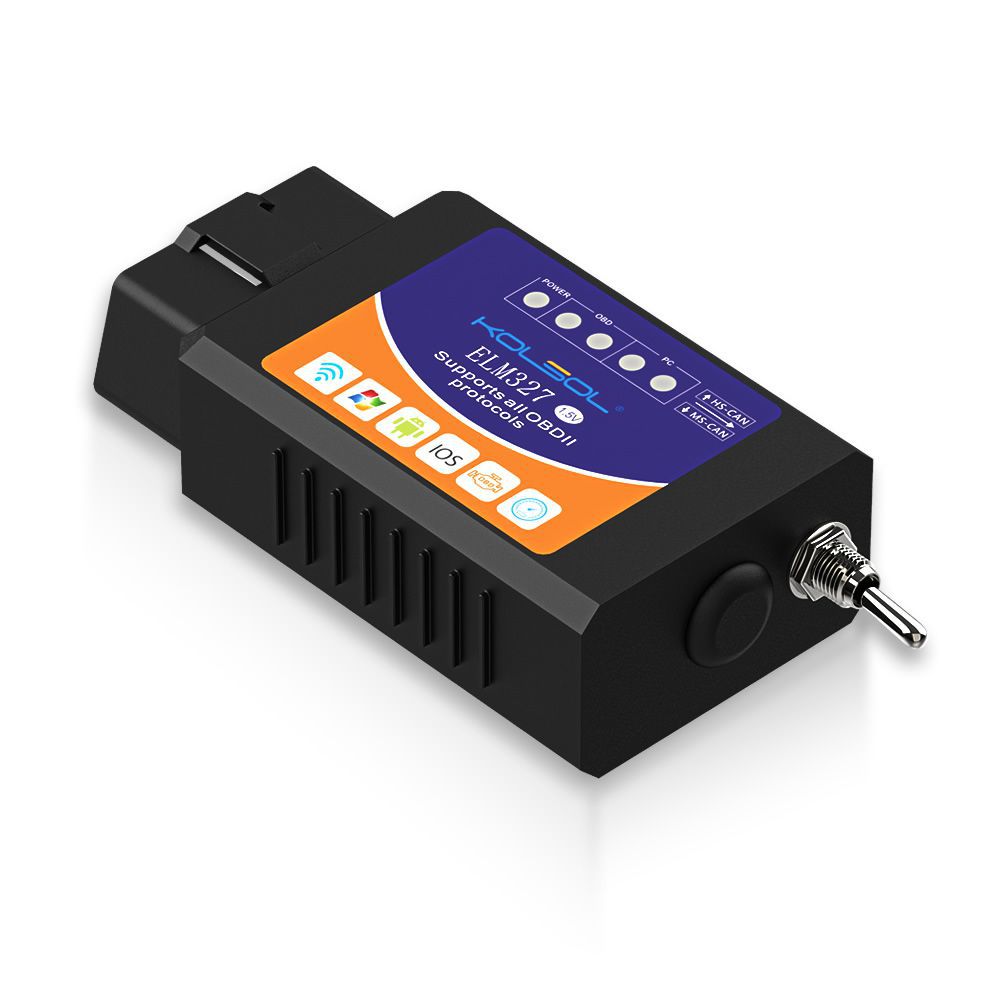 KOLSOL ELM327 WIFI OBD2 Scanner V1.5 ELM327 mit Switch Car Scanner