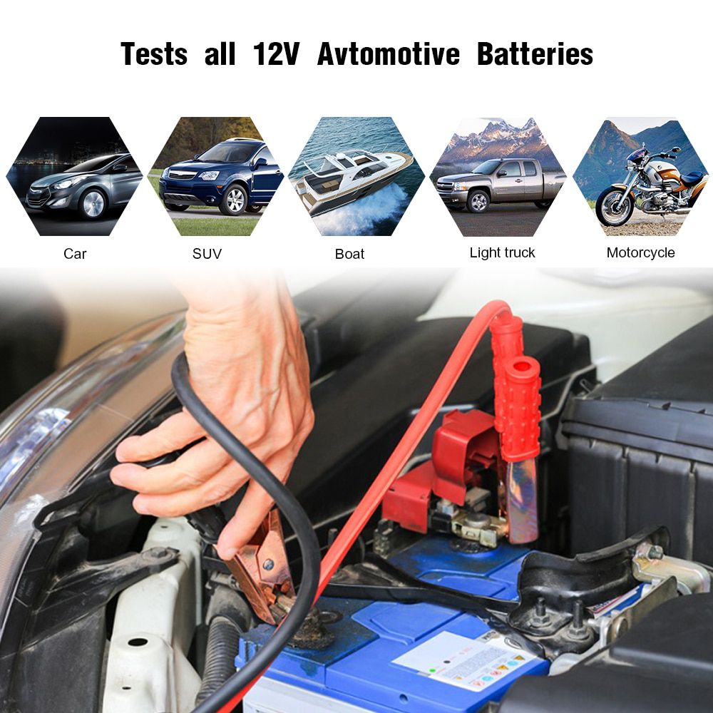 KONNWEI KW208 Auto Batterie Tester 12V 100 bis 2000CCA Kurbelladekreis Tester Batterie Analyzer 12 Volt Batterie Werkzeuge