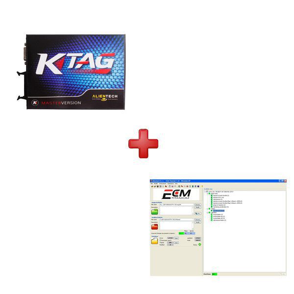 KTAG K-TAG V2.10 Plus ECM TITANIUM V1.61 Mit 18475 Treiber